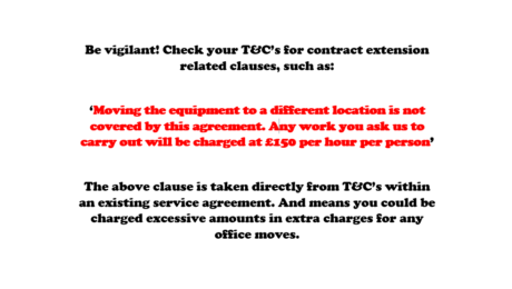 Office moves clause graphic