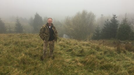 technology dream climate change tree planting field