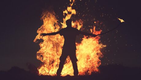 burning man stealing fire